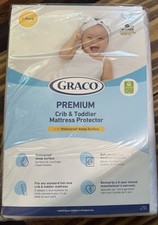 Graco Premium Crib  Toddler Mattress Protector With Waterproof Sleep Surface