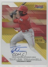 2017 Bowman's Best of Gold Refractor 8/50 Taylor Trammell #B17-TTR Auto lz7