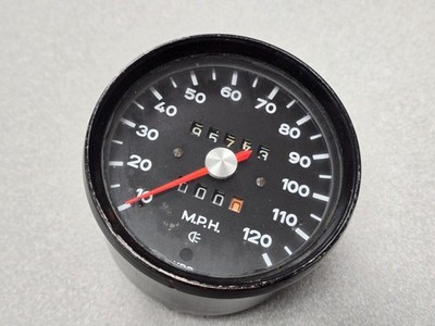 NICE USED ORIGINAL GENUINE VDO PORSCHE 914 1.7 120 MPH SPEEDOMETER 95773 3/72