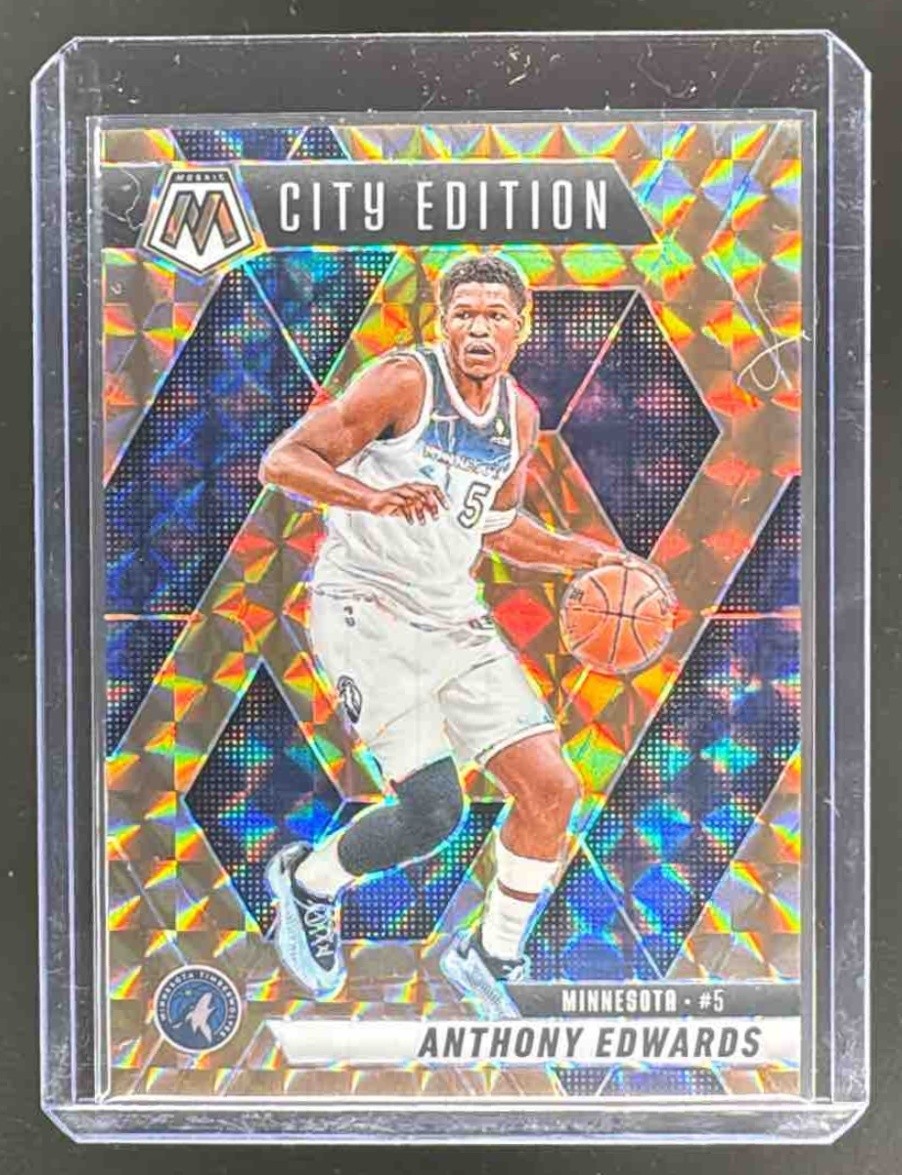 Anthony Edwards 2024 Panini Mosaic #279 Bronze City Edition /75