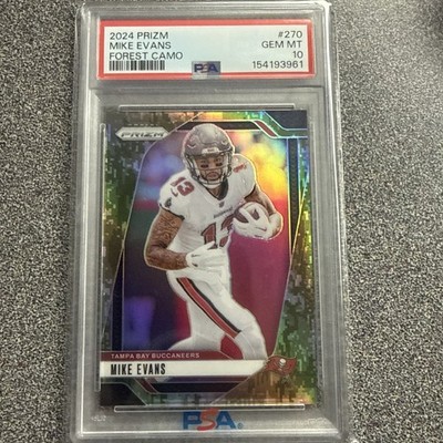 2024 Prizm Mike Evan’s Forest Camo 13/15 PSA 10 Gem Mint  Pop 3