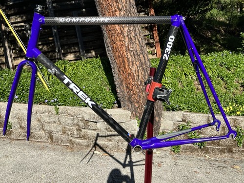 Vintage Trek 2300 Frame Set 59cm Carbon Fiber Composite - Picture 10 of 19