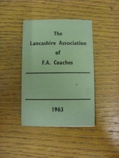 1963 Lancashire Association Of Football Association Coaches - Membership/Program