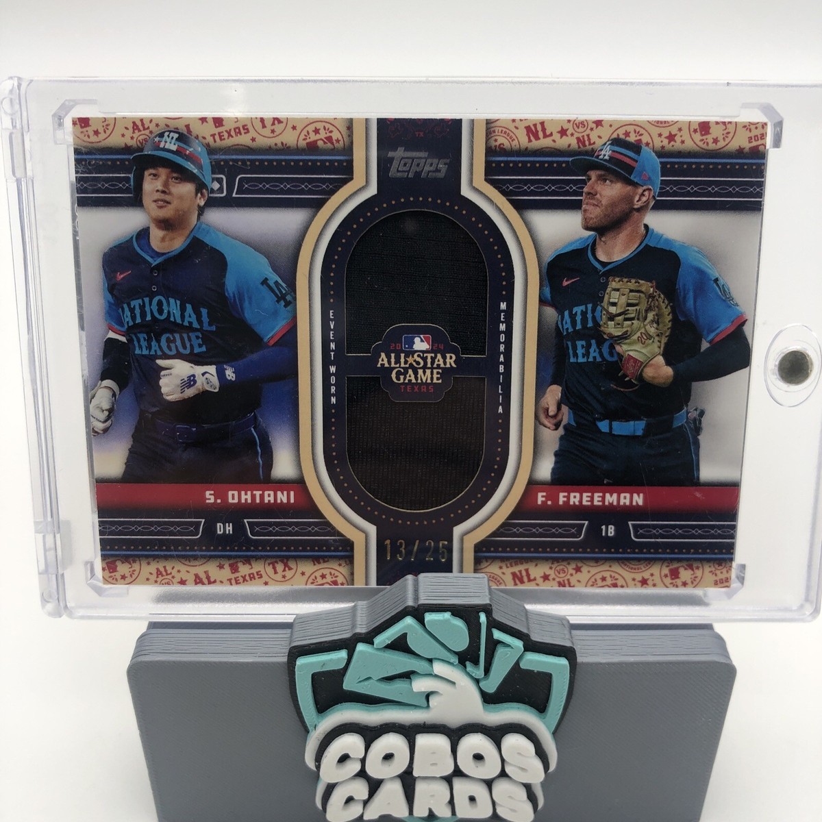 2024 Topps All Star Stitches Dual Relic Card Shohei Ohtani