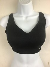 Puma Women's Performance Black Seamless Convertible Back Sports Bra Sz. M