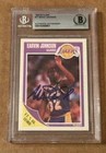 MAGIC JOHNSON SIGNED 1989-90 FLEER BECKETT BAS AUTHENTIC LOS ANGELES LAKERS