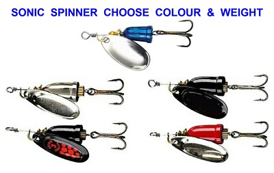 SONIC SPINNER SEA GAME GROBANGELN SPINNRUTE KÖDER ZANDER BARSCH FORELLE MEPPS