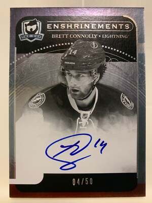 2011-12 Upper Deck The Cup Enshrinements Autographs #CE-CO Brett Connolly #04/50