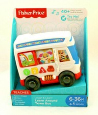 fisher price laugh and learn around town bus