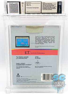 ATARI 2600 - E.T. THE EXTRA-TERRESTRIAL - FACTORY SEALED - WATA