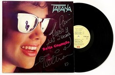 TATIANA Baila Conmigo LP Vinyl Album HAND-SIGNED COVER 1987 MEXICO EMI Bandolero