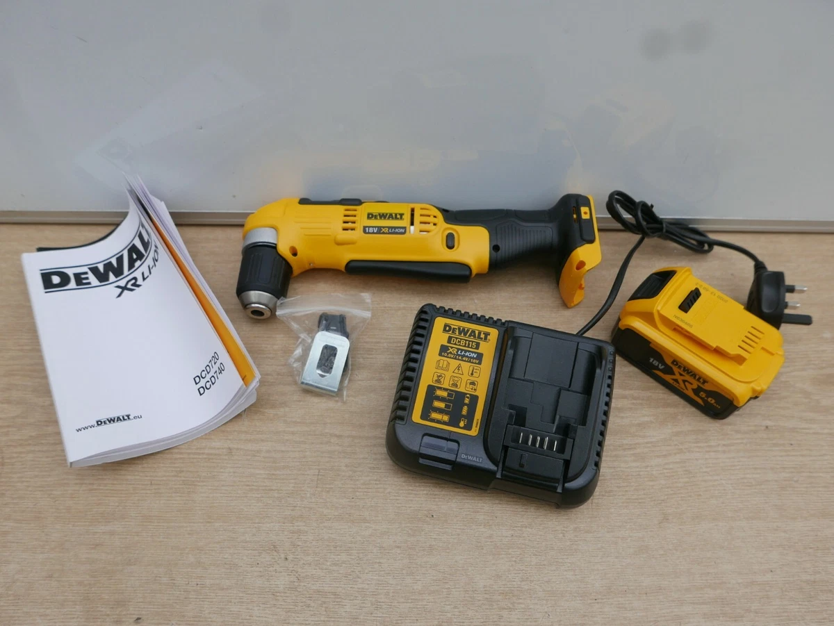 Cordless angle drill outlet
