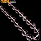 Amethyst Jade Jasper Beaded Graduated Birthstone Long Necklace Jewelry 6-14mm