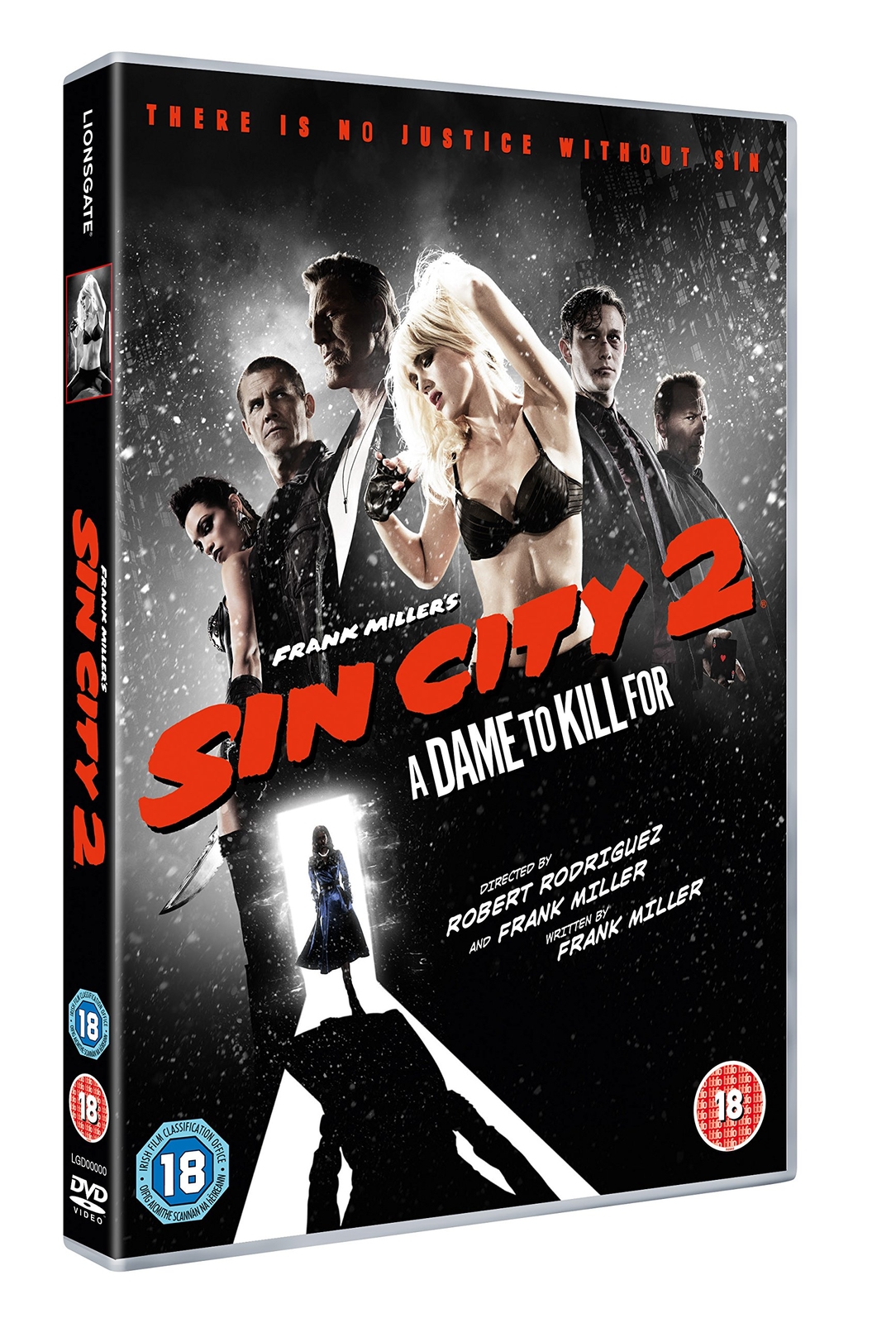 Sin City 2 - A Dame To Kill For (DVD) Joseph Gordon-Levitt Bruce Willis