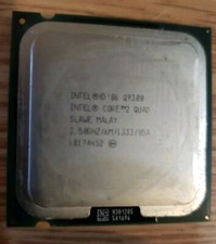 Pre-owned Intel Q9300 Core 2 Quad SLAWE MALAY 6M Cache 2.5Ghz 1333Mhz FSB