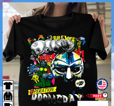 Mf Doom Tシャツ Lサイズ Rap Tee Black Vintage MF Doom Doomsday Rap Tee MF Doom T-shirt Size S-5XL EG1077