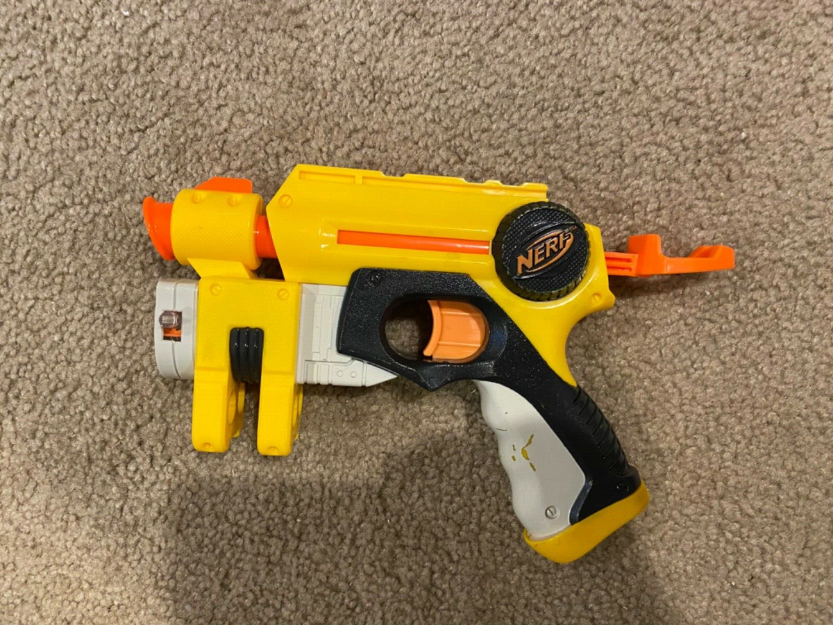 NERF N-Strike Nite Finder EX-3 Single Shot Pistol G10 Laser Sight