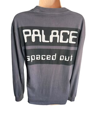 DAMEN PALACE P MOON SPACED OUT GRAU GRÖSSE SMALL S LANGARM T-SHIRT SHIRT OBERTEIL