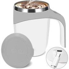 Automatic Self Mixing Stainless Steel Coffee Cup Magnetic Milk Self Stirring Mug