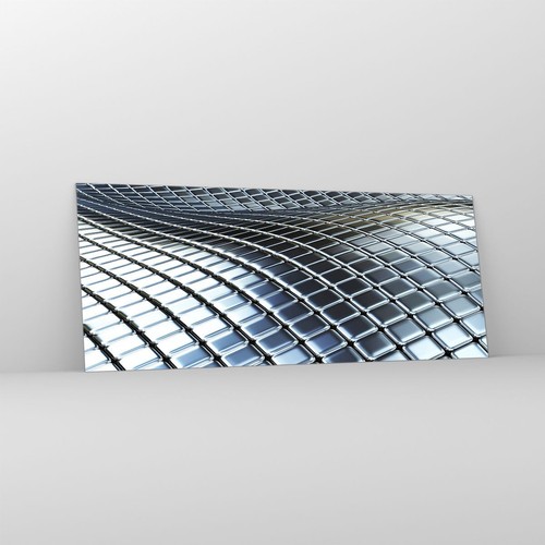 Cuadro Sobre Vidrio 100x40cm Cuadros Pared Metal estera cromo aluminio Wall Art - Imagen 6 de 10