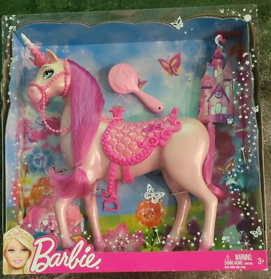 Barbie Poupée Licorne Rose | Kidinn