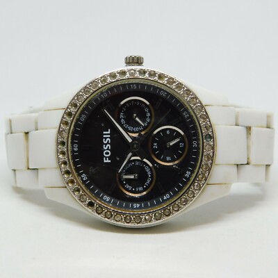 FOSSIL ES-2669 All St. Steel Quartz Analog Women display picture 1