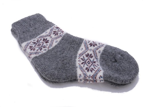 Cozy Woolen Socks with Winter Design - Handmade Winter Warmth, Perfect Christmas - Picture 9 of 18