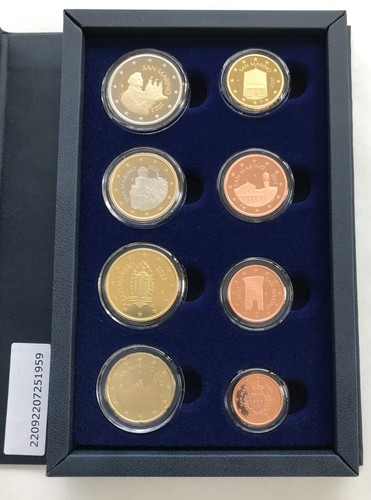 San Marino - Offizieller KMS 2022 PP - EUR 7,88 inkl. "Francesca + Canova" - Bild 4 von 5