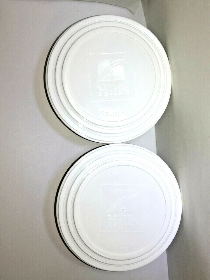 CUBIERTA DE LATA DE COMIDA PARA MASCOTAS TAPAS DE ALMACENAMIENTO REUTILIZABLES Juego de 2 HILLS SCIENCE DIET Húmedo Perro Gato Foto 4 de 4