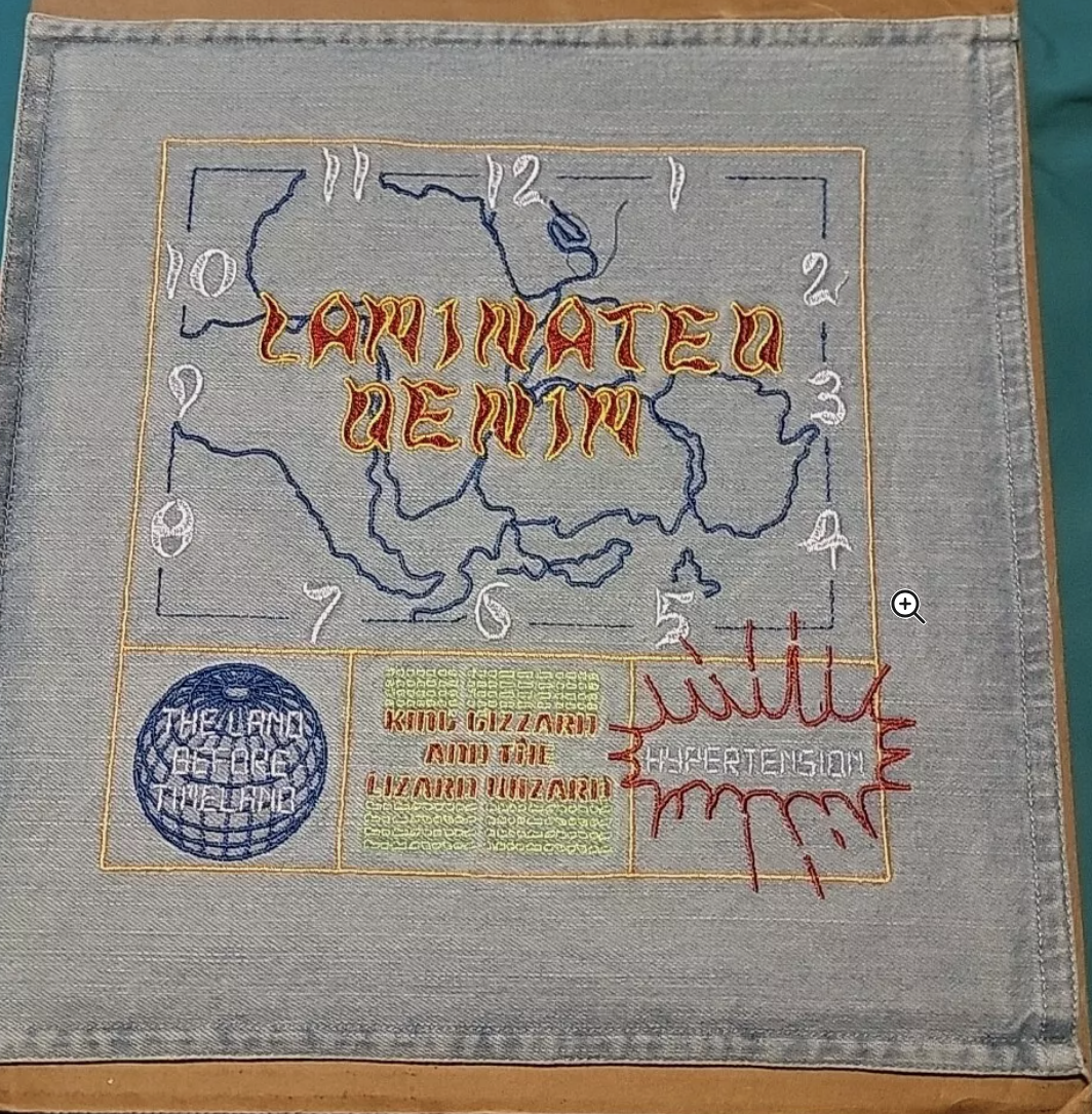 米LP King Gizzard &amp; The Lizard Wiza Laminated Denim (Lucky Rainbow Wax Color Vinyl) APDOO68949 P 未開封 /00250 King Gizzard and the Lizard Wizard - Laminated Denim (Lucky