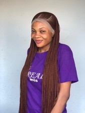 Braided Wig,30inches Cornrow Wig. .. Ready To Ship