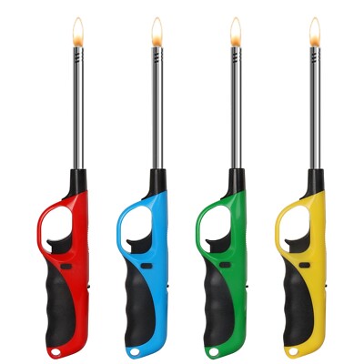 Candle Lighter Refillable for Kitchen Fireplace Pilot Light DIY BBQ Grill 4 Pack