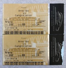 Tickets Games 5 & 7 2007 Puerto Rico Basketball League Championship Series