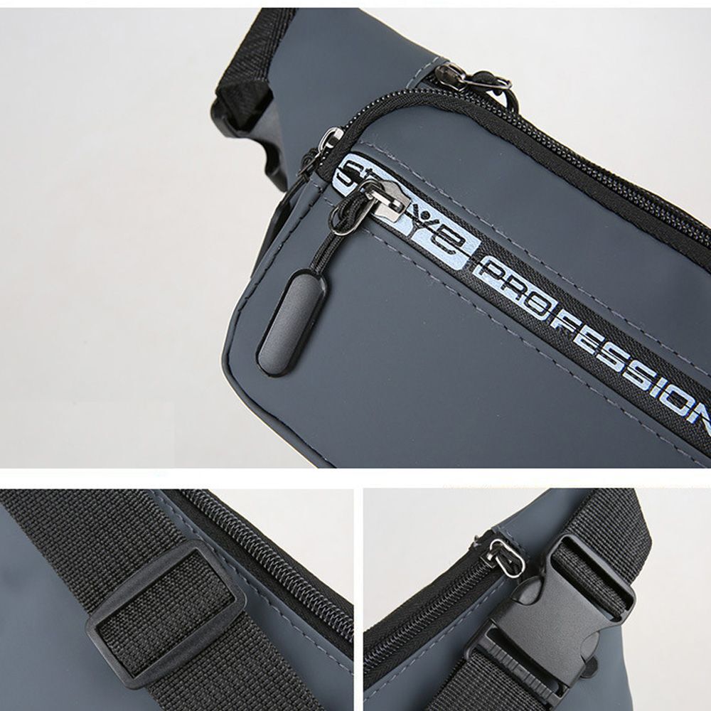 Unisex Nylon Waterproof Chest Pack Waist Packs Men Waist Bag Storage