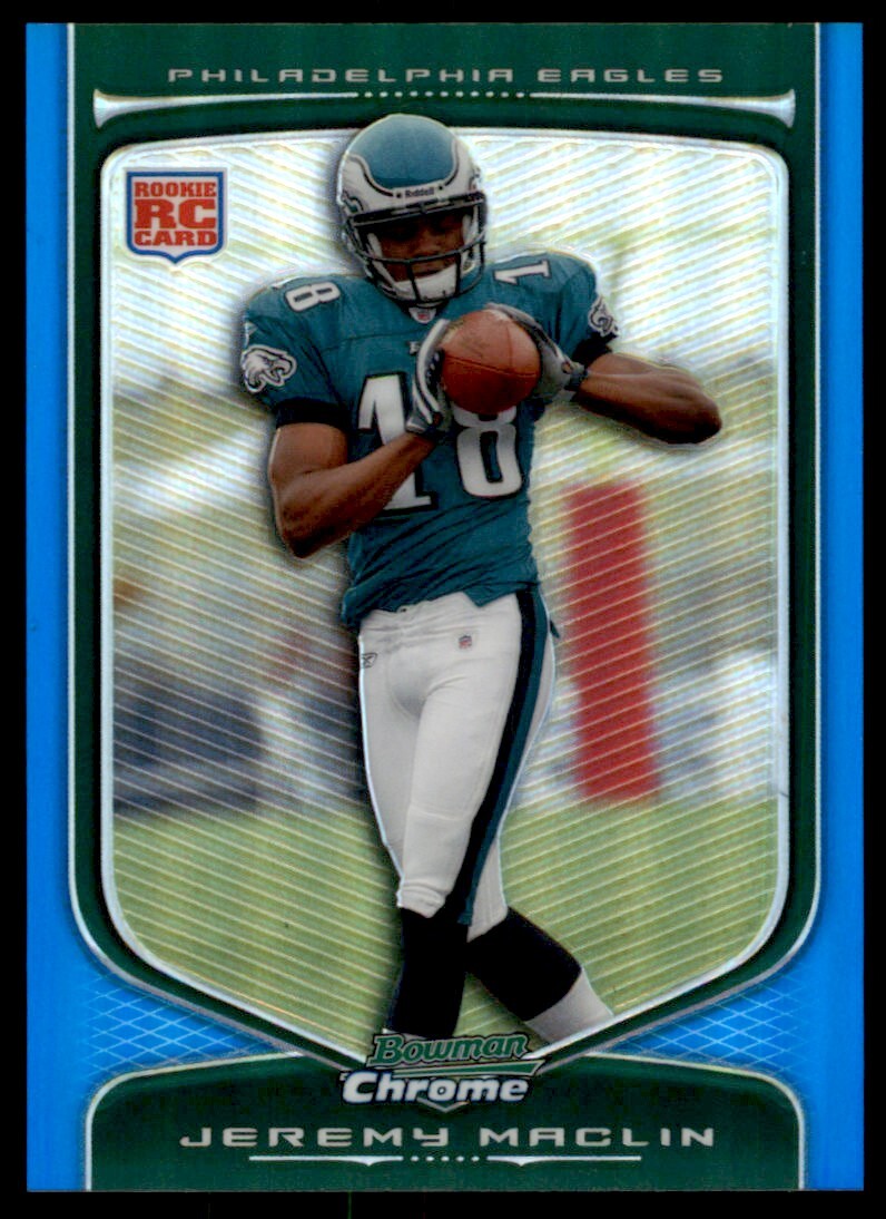 Jeremy Maclin Bowman Chrome #140 Blue Refractor