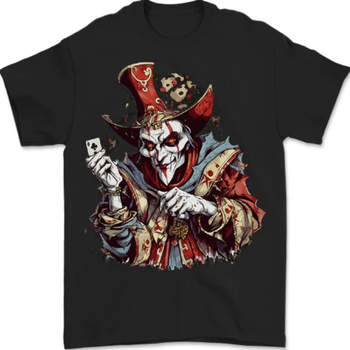 Evil Joker Payaso Demonio Bufón Chaleco Camiseta Para Hombre