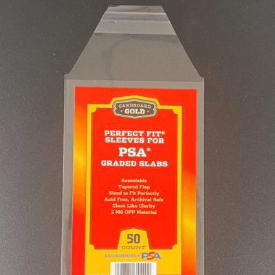 CARDBOARD GOLD PERFECT FIT SLEEVES FOR PSA GRADED SLABS w/ PSA LOGO 50CT NEW 98781355402| eBay CARDBOARD GOLD PERFECT FIT SLEEVES FOR PSA GRADED SLABS w/ PSA LOGO 50CT NEW 98781355402| eBay