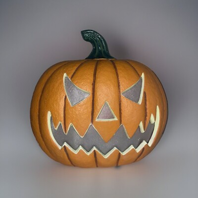 LED Halloween Pumpkin w/sound & Multi colored flickering LED