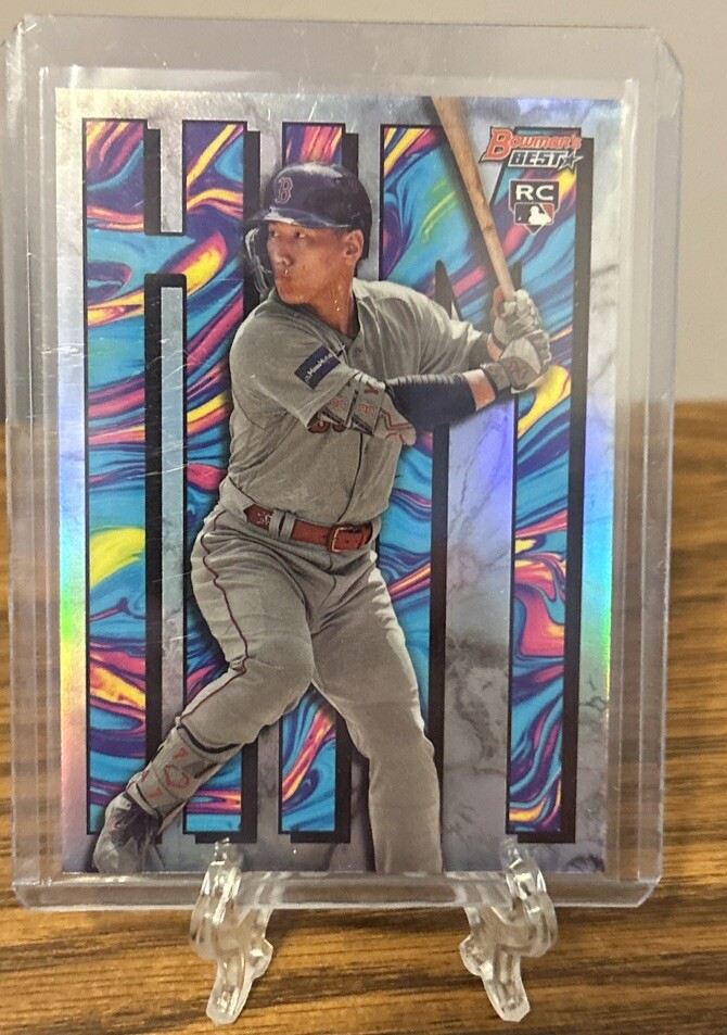 Masataka Yoshida HIM Case Hit 2023 Bowman’s Best SSP RC Boston Red Sox