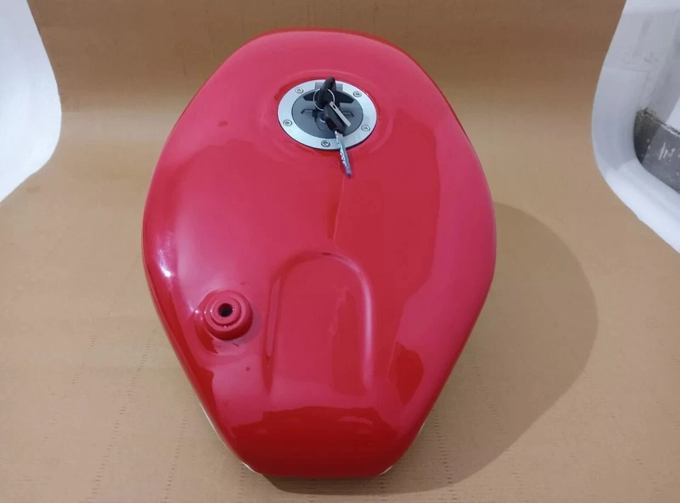 APTO PARA Suzuki RGV250 vj22 1991-1994 rojo blanco aleación gasolina tapa tanque grifo Foto 2 de 4