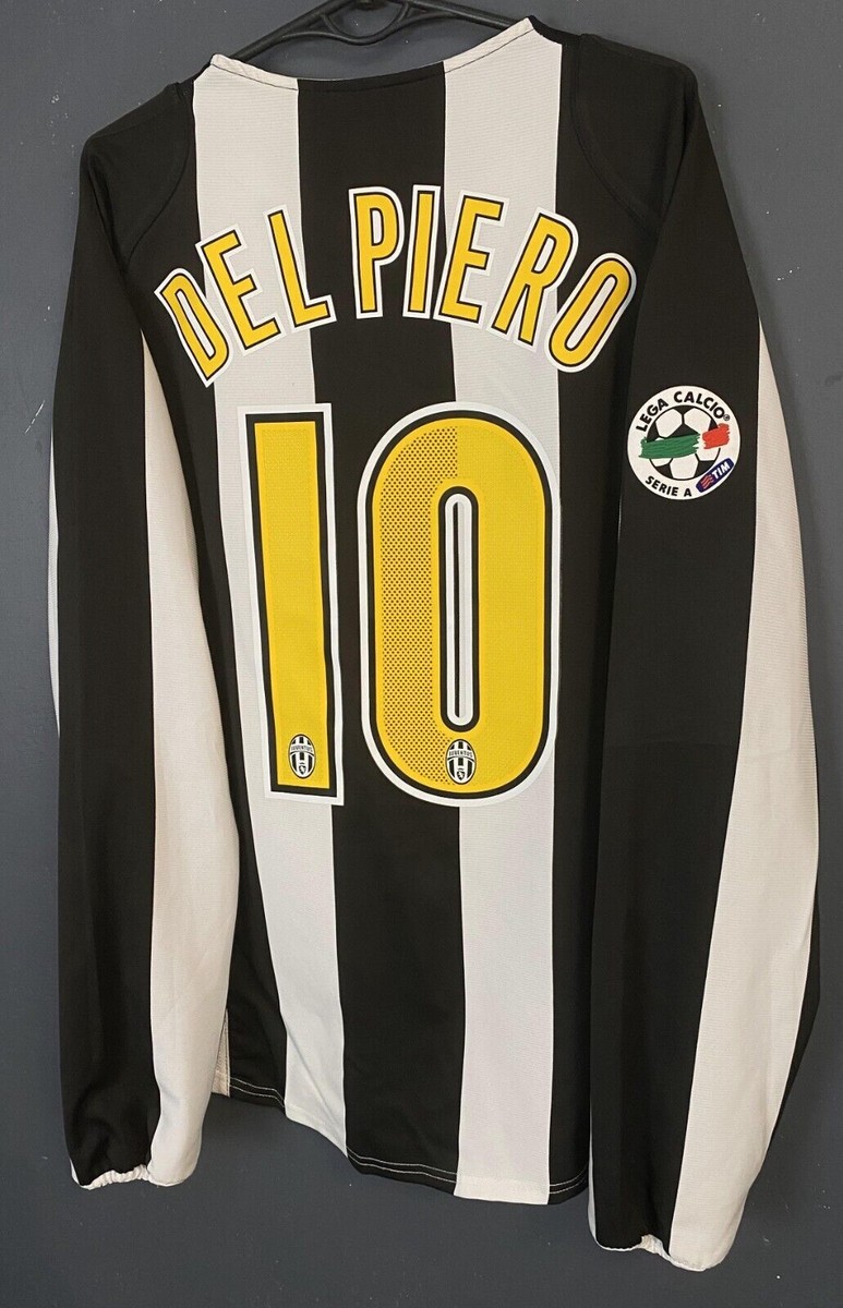DEL PIERO MEN'S NIKE FC JUVENTUS 2004/2005 SOCCER FOOTBALL SHIRT