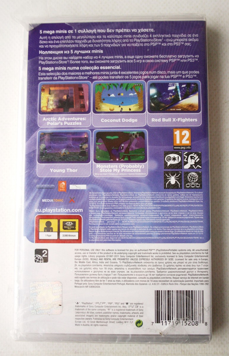 Sone PlayStation PSP MEGA MINIS VOLUME 2 New Sealed ! | eBay
