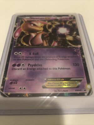 Mewtwo EX Pokemon Black & White Promo Pokemon Card Ultra Rare BW45
