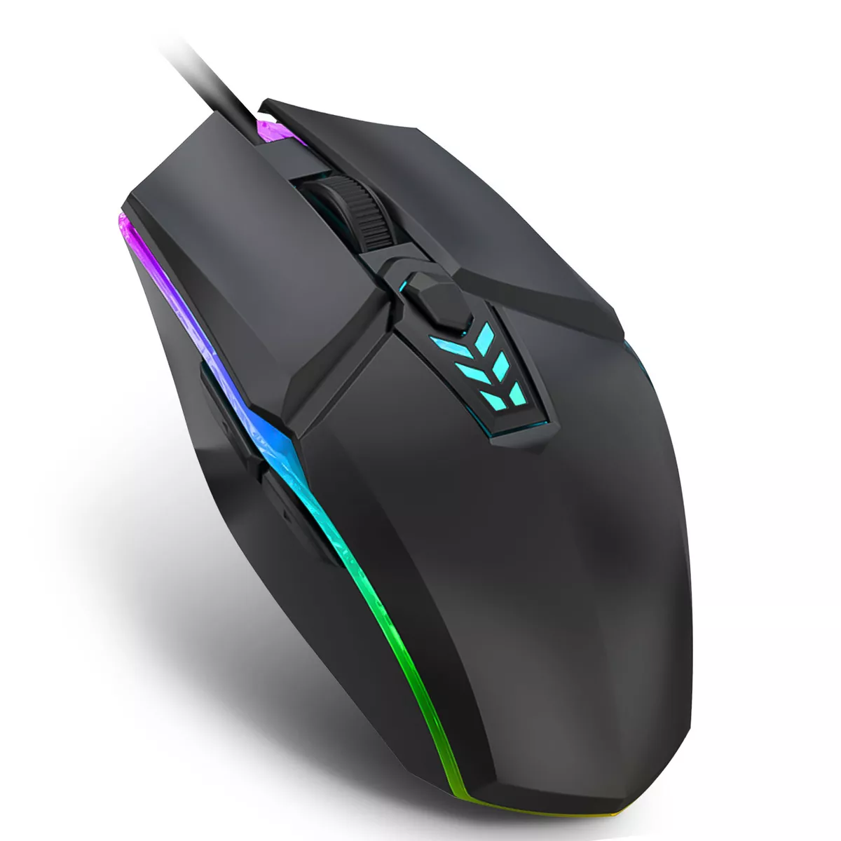 HP Wired RGB Gaming Mouse High Performance Mouse with Optical Sensor, 3 Buttons, 7 Color LED for Computer Notebook Laptop Office PC Home