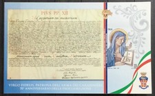 REPUBBLICA 2019 VIRGO FIDELIS  FOGLIETTO NUOVO  GOMMA INTEGRA.