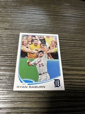 2013 Topps Series 1 Detroit Tigers Baseball Card #330 Ryan Raburn