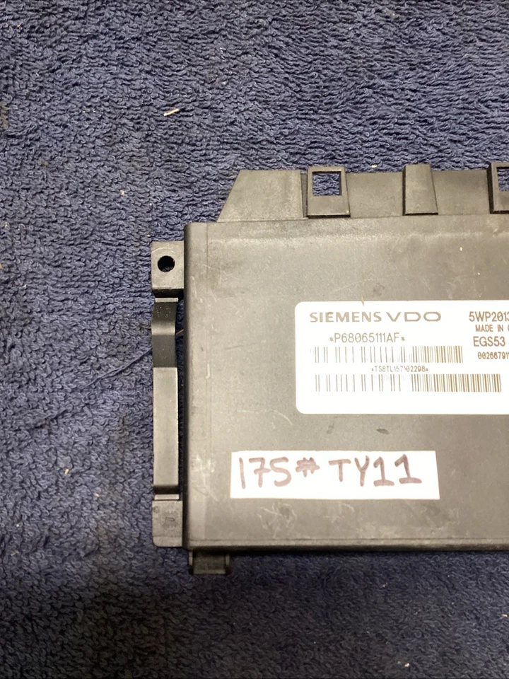 Unidad de módulo de control informático de transmisión Dodge Charger 2011-2012 TCM 68065111AF Foto 2 de 4