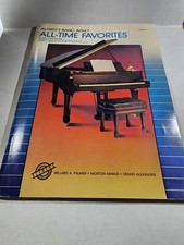 Alfred Alfred's Basic Piano Course All Time Favorites - song Book Level 1 VG B6