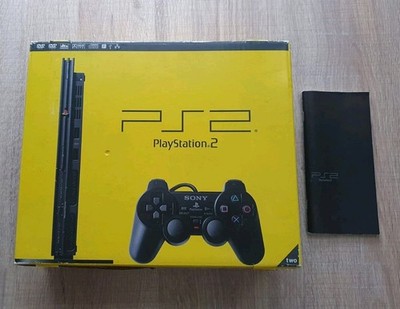Ps2 Playstation 2 Slim Black OVP Verpackung Leerkarton SCPH-70004