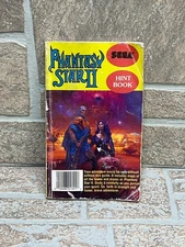 Phantasy Star II Guide Book Strategy Hint RPG Sega Color Maps Genesis Official